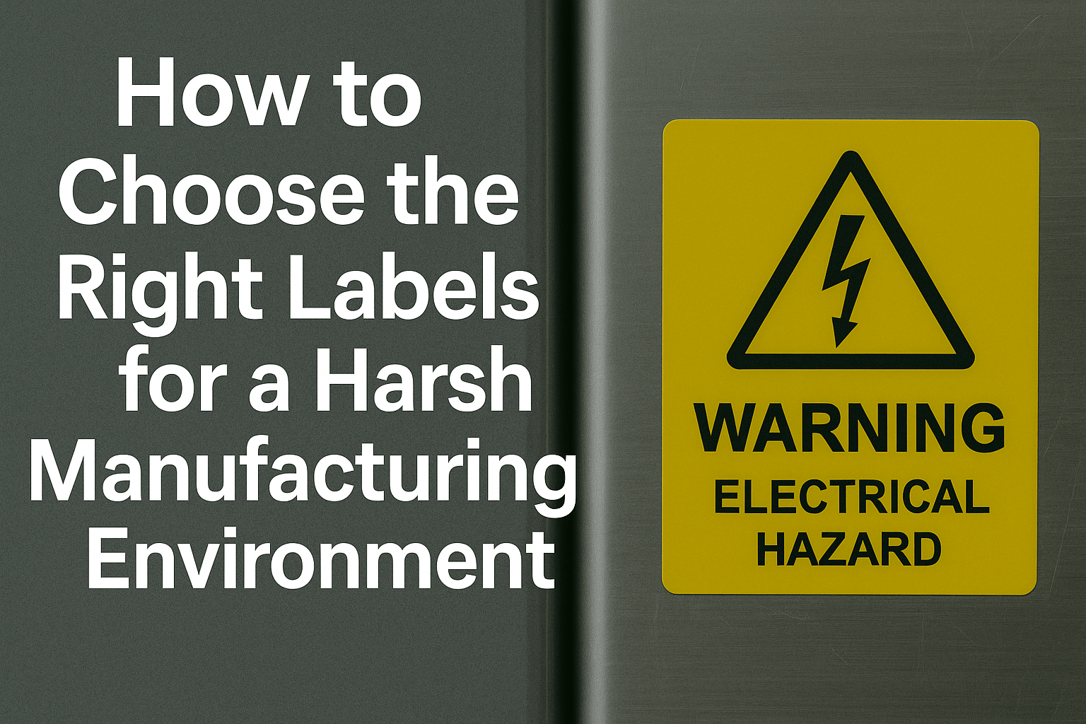 How to Choose the Right Labels for a Harsh Manufacturing Environment