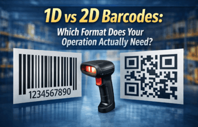1D vs 2D Barcodes: Which Format Does Your Operation Actually Need?