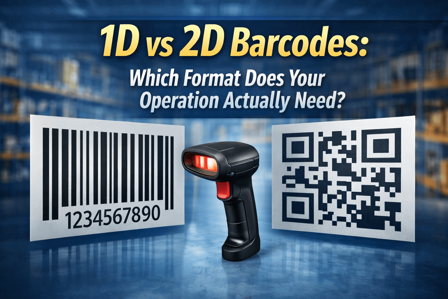 1D vs 2D Barcodes: Which Format Does Your Operation Actually Need?