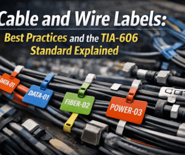 Cable and Wire Labels: Best Practices and the TIA-606 Standard Explained