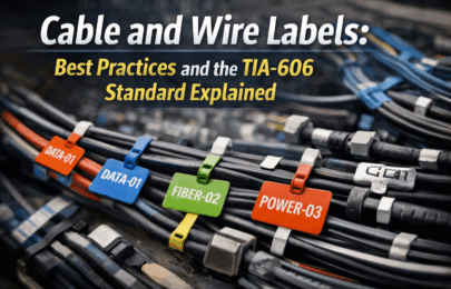 Cable and Wire Labels: Best Practices and the TIA-606 Standard Explained
