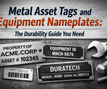 Metal Asset Tags and Equipment Nameplates: The Durability Guide You Need