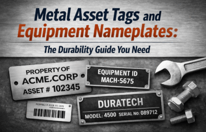 Metal Asset Tags and Equipment Nameplates: The Durability Guide You Need