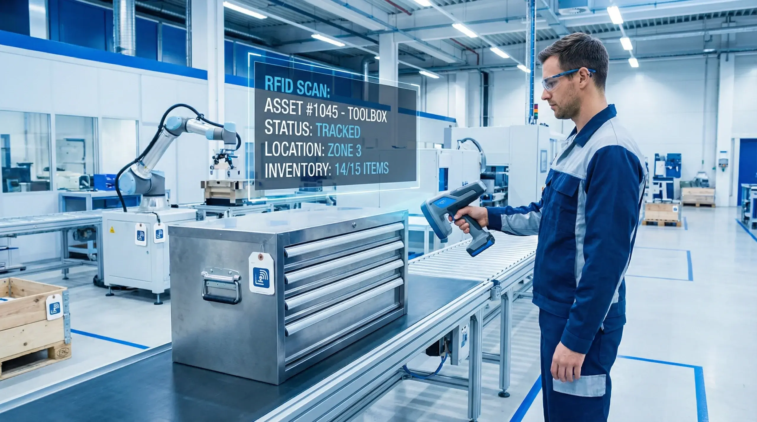 RFID Asset Tracking: How to Track Equipment & Tools in Manufacturing